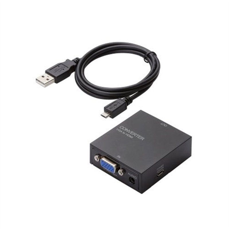 エレコム アップスキャンコンバーター VGA-HDMI  1個（ご注文単位1個）【直送品】