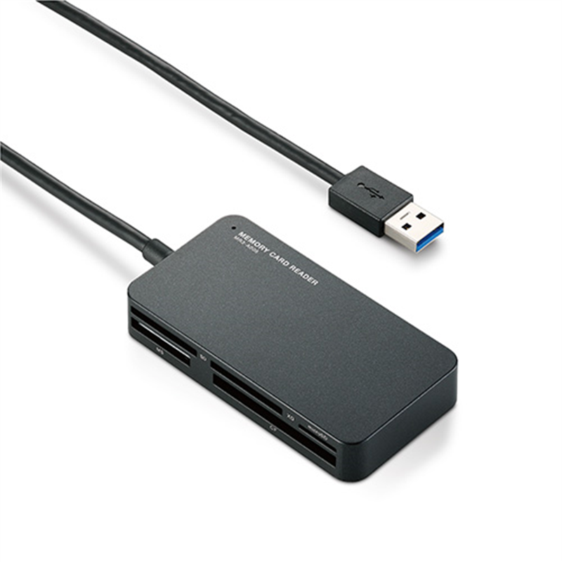 エレコム カードリーダー USB3.0対応 MR3-A006BK  1個（ご注文単位1個）【直送品】