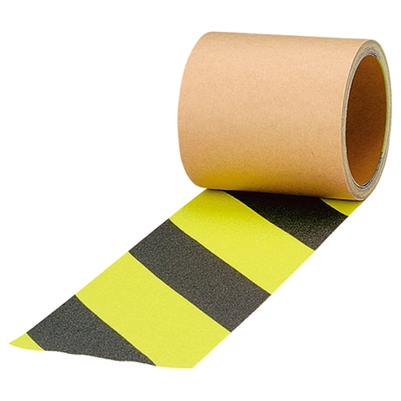 ノリタケコーテッドアブレーシブ 蛍光ノンスリップ N0062-100 100mm*3m 黄黒 1個（ご注文単位1個）【直送品】