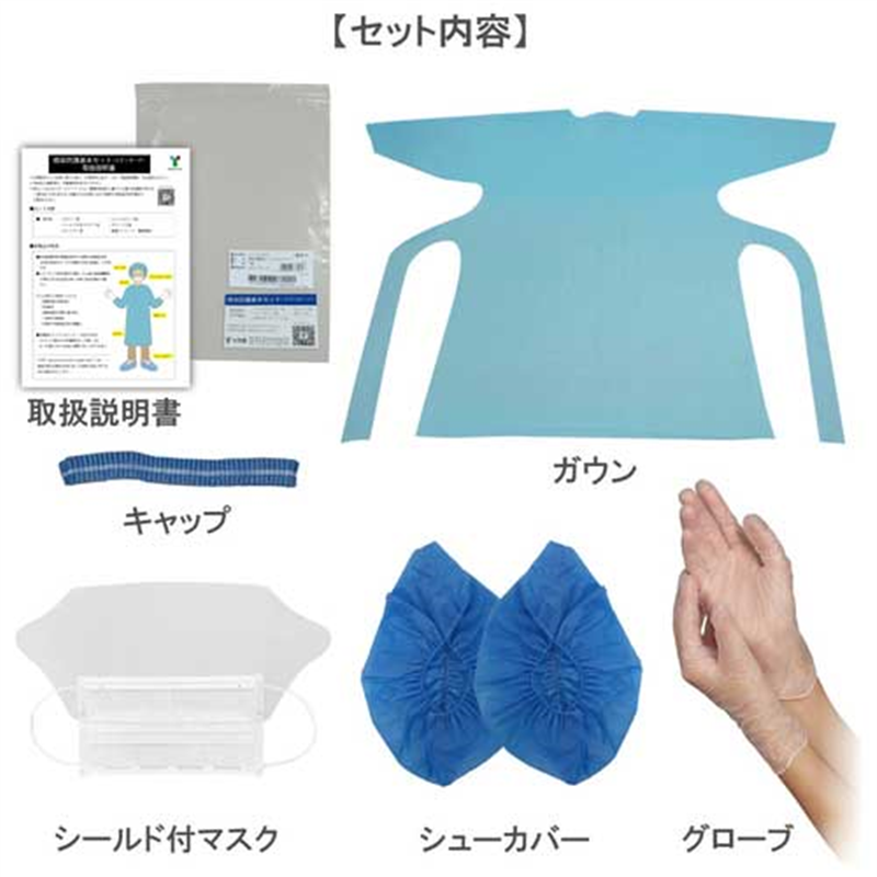 竹虎 感染防護基本セット スタンダード 1個(ご注文単位1個)【直送品】