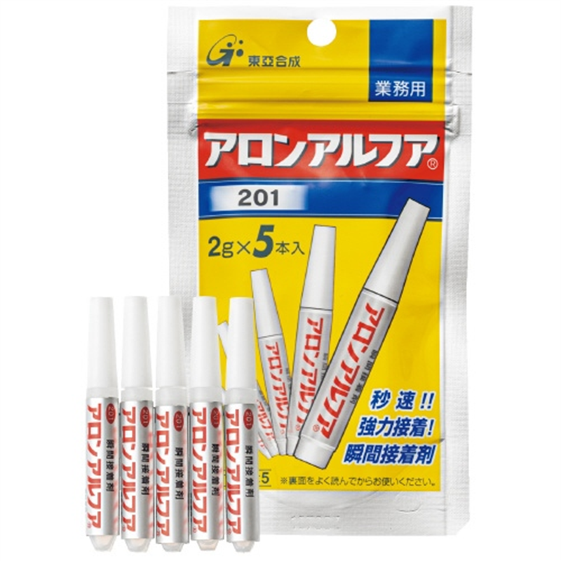 東亜合成 アロンアルファ業務用5本AA201 2gX5本  1個（ご注文単位1個）【直送品】