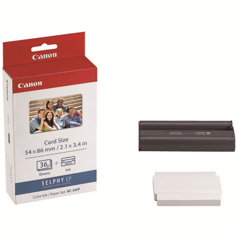 キヤノン カラーインク/ペーパーセット KC-36IP  1個（ご注文単位1個）【直送品】