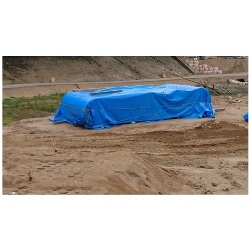 萩原工業 UVブルーシート2年タイプ 2.7m×3.6m  1個（ご注文単位1個）【直送品】