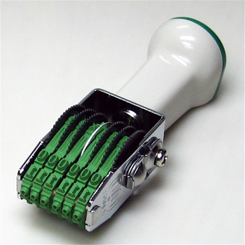 サンビー 回転印 欧文5号6連 TK056 明朝体  1個（ご注文単位1個）【直送品】