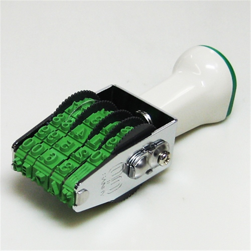 サンビー 回転印 欧文日付4号 TKA-D04 明朝体  1個（ご注文単位1個）【直送品】