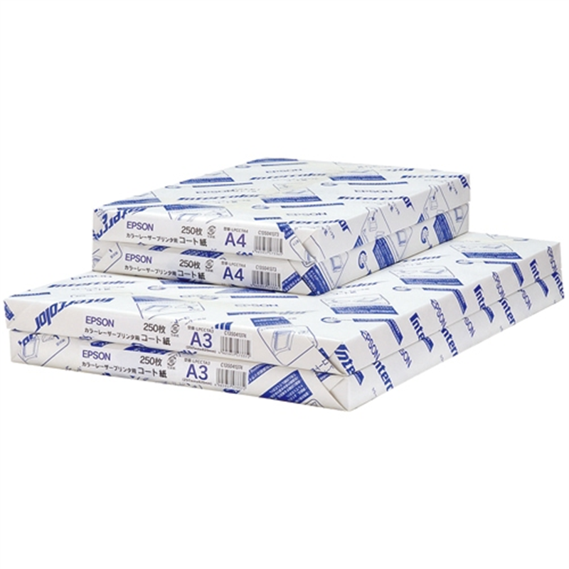 EPSON レーザーコート紙 LPCCTA3 A3 250枚×4冊  1個（ご注文単位1個）【直送品】