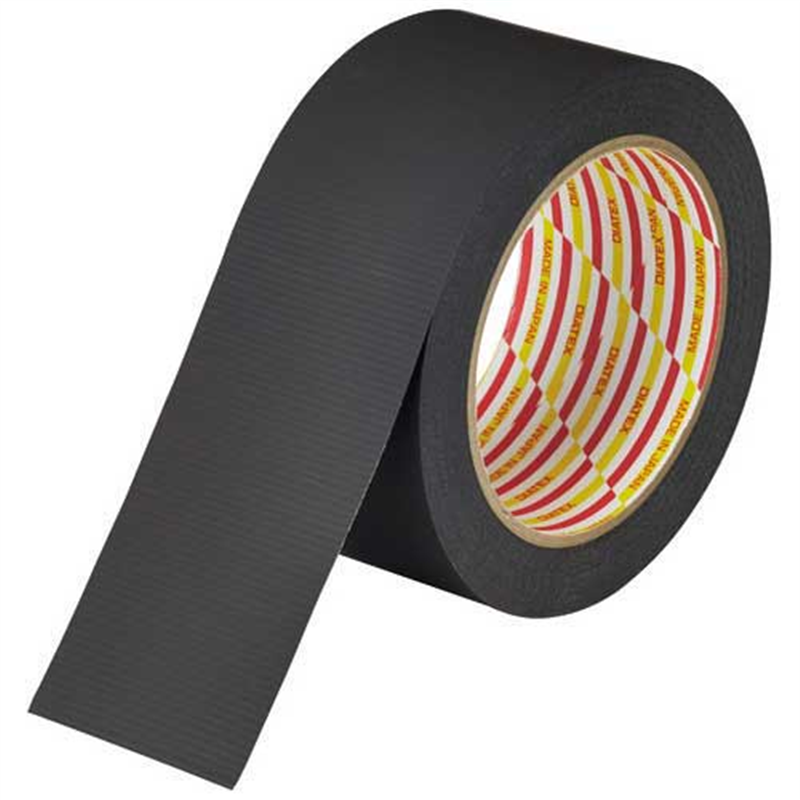 ダイヤテックス パイオランつや消しテープ黒50mmX25m MT-08 1個（ご注文単位1個）【直送品】