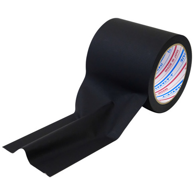 ダイヤテックス 仮設コード固定用テープ 黒 100mmX20m  1個（ご注文単位1個）【直送品】