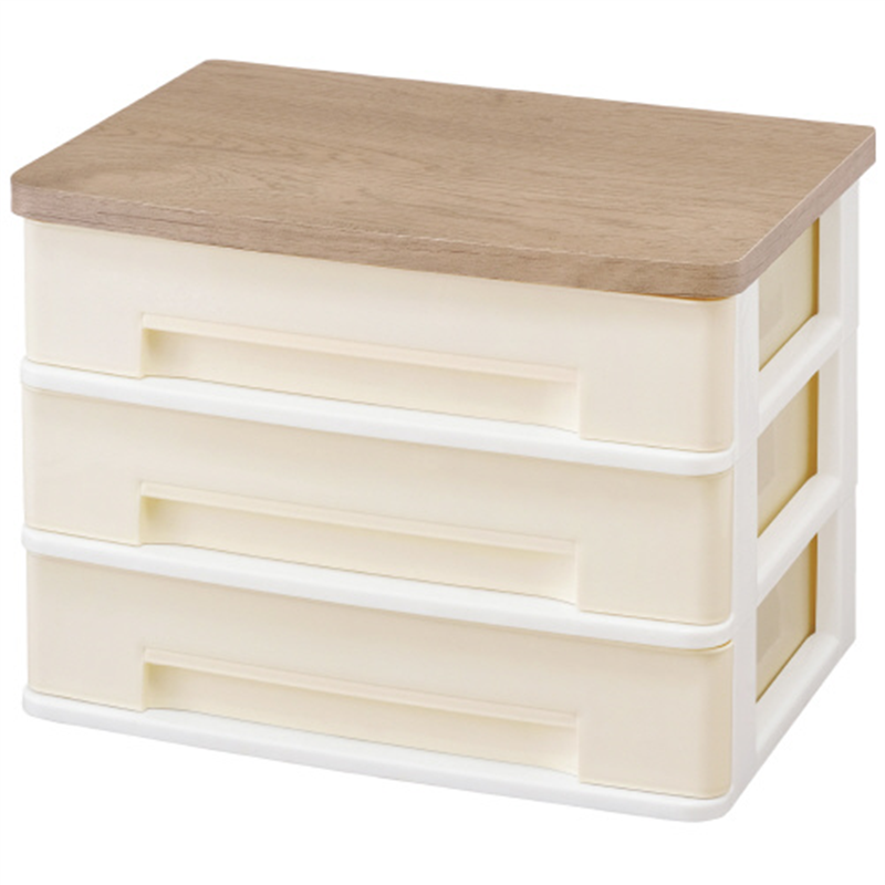 アイリスオーヤマ WTデスクチェストW430RFブラウン 1個(ご注文単位1個)【直送品】