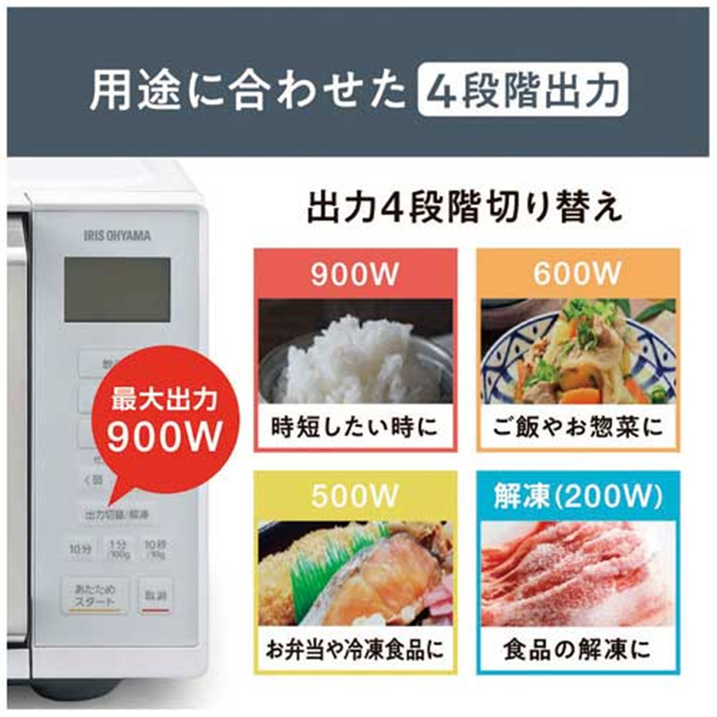 アイリスオーヤマ 電子レンジ 22L IMB-F2202-B 1個(ご注文単位1個)【直送品】