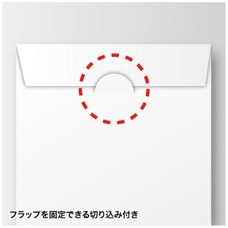 サンワサプライ CD/DVDペーパーケースホワイト100枚  1個（ご注文単位1個）【直送品】