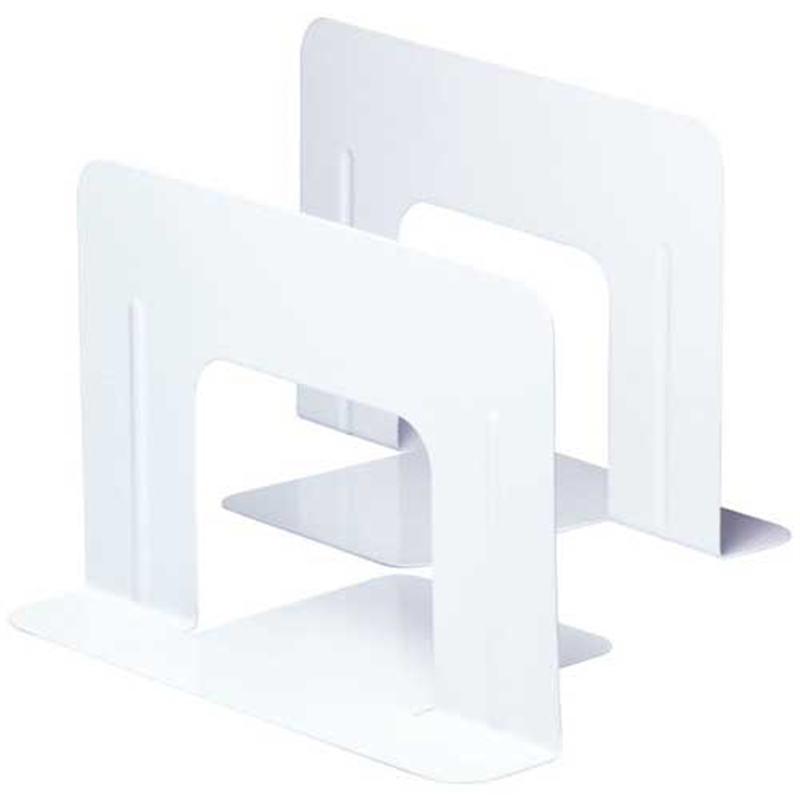 ソニック ブックエンド ワイド 1組(2枚) 白 DA-550-W 1個（ご注文単位1個）【直送品】