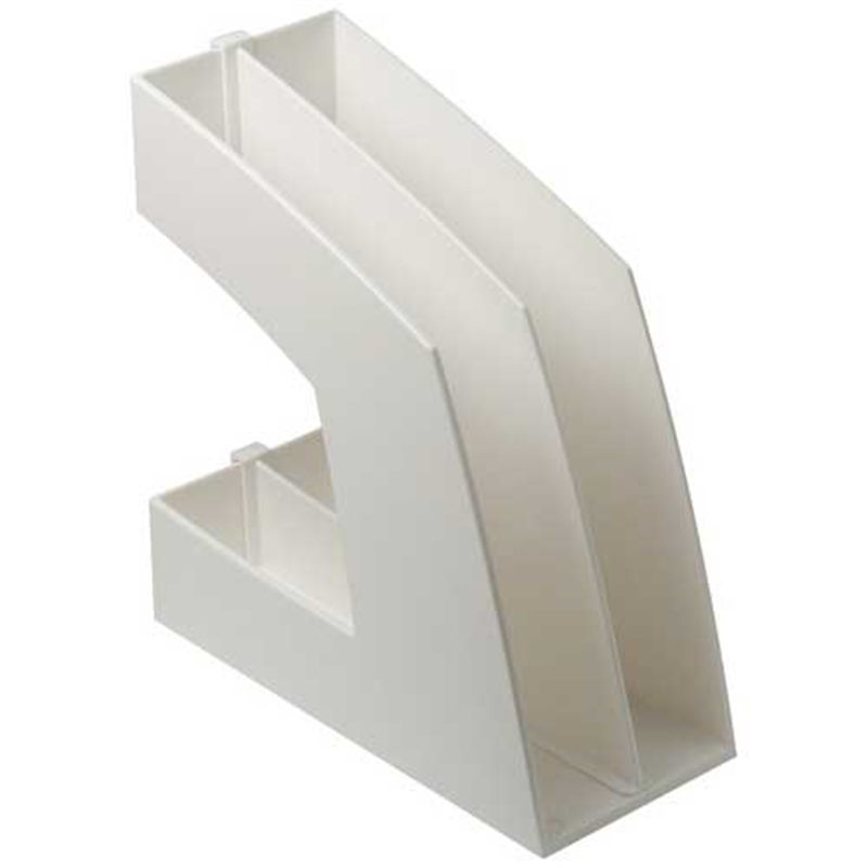 ソニック △ファイルボックス タテ型 白 FB-708-W  1個（ご注文単位1個）【直送品】