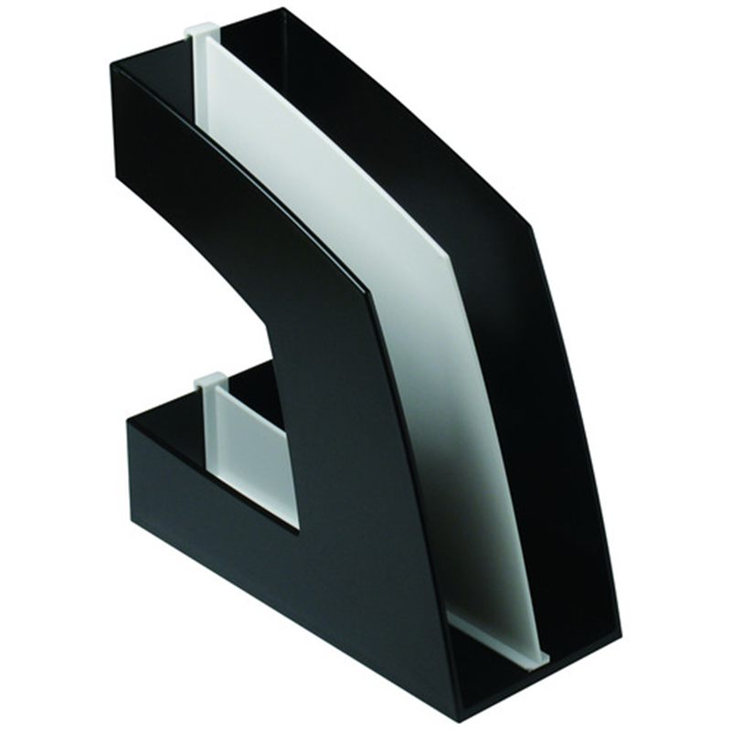 ソニック △ファイルボックス タテ型 黒 FB-708-D  1個（ご注文単位1個）【直送品】