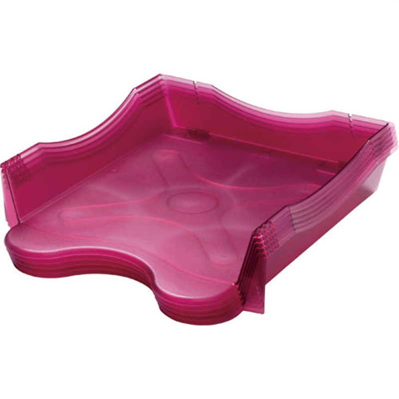 ソニック △メガタフトレー クリア桃 DA-2658-CP 1個(ご注文単位1個)【直送品】