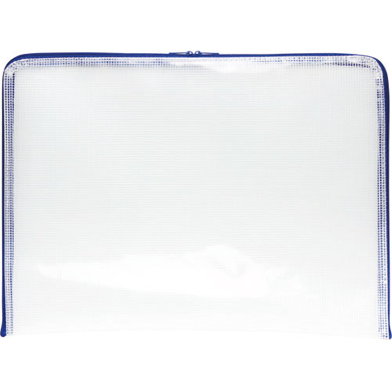 ソニック メッシュケースB4がばっと180°開く ブルー 1個（ご注文単位1個）【直送品】