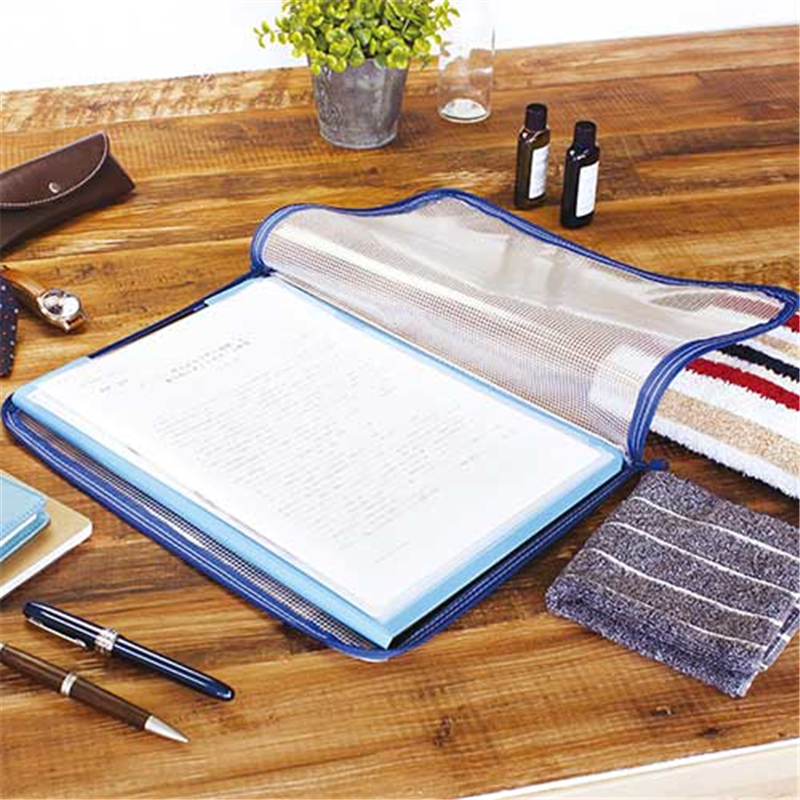 ソニック メッシュケースB4がばっと180°開く ブルー 1個(ご注文単位1個)【直送品】