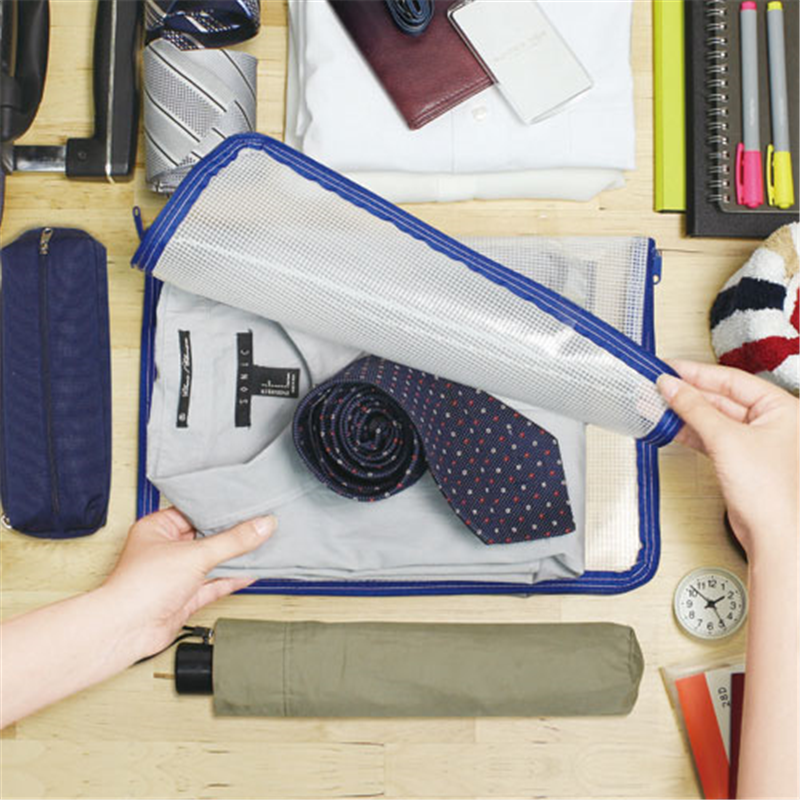 ソニック メッシュケースA4がばっと180°開く ブルー 1個(ご注文単位1個)【直送品】