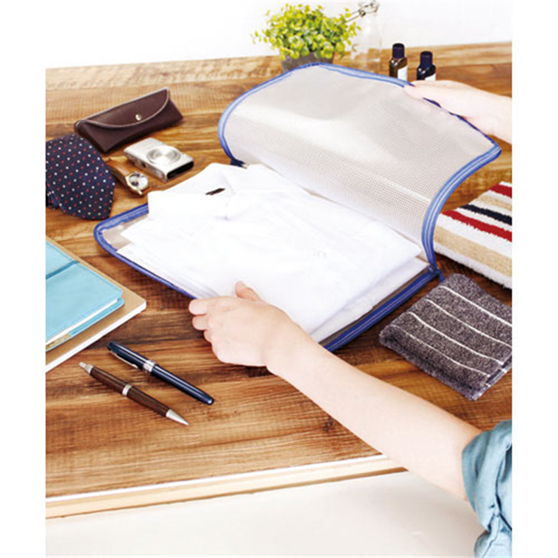 ソニック メッシュケースA4がばっと180°開く ブルー 1個(ご注文単位1個)【直送品】