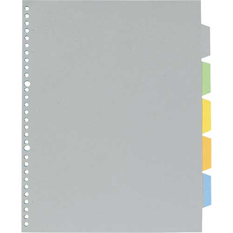 キングジム カラーインデックス 7907P 多穴 A4S 1個(ご注文単位1個)【直送品】