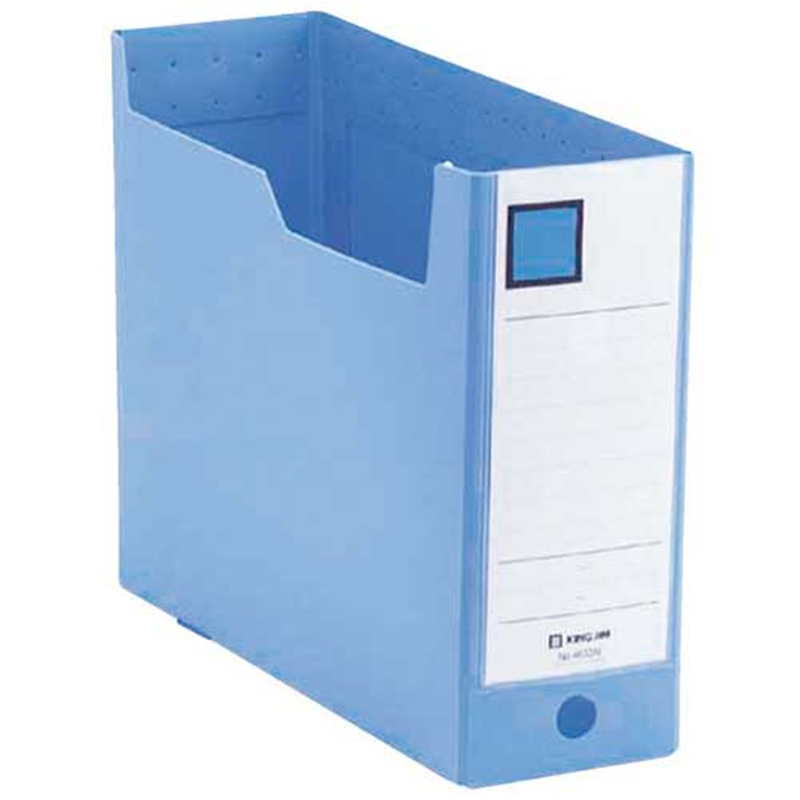 キングジム GボックスPP 4633N A4E 青  1個（ご注文単位1個）【直送品】
