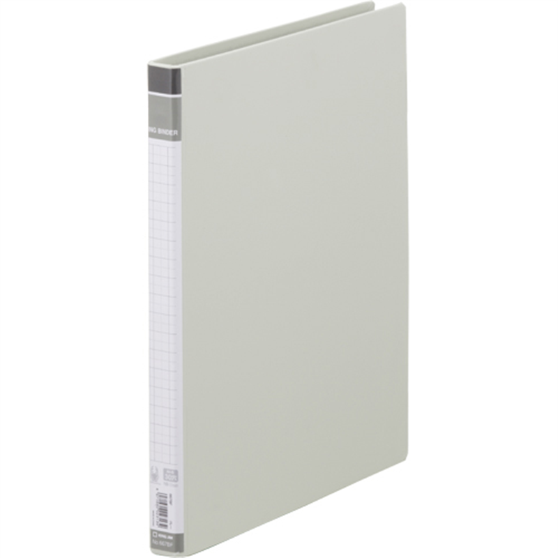 キングジム リングバインダー BF 667BF グレー 1個(ご注文単位1個)【直送品】