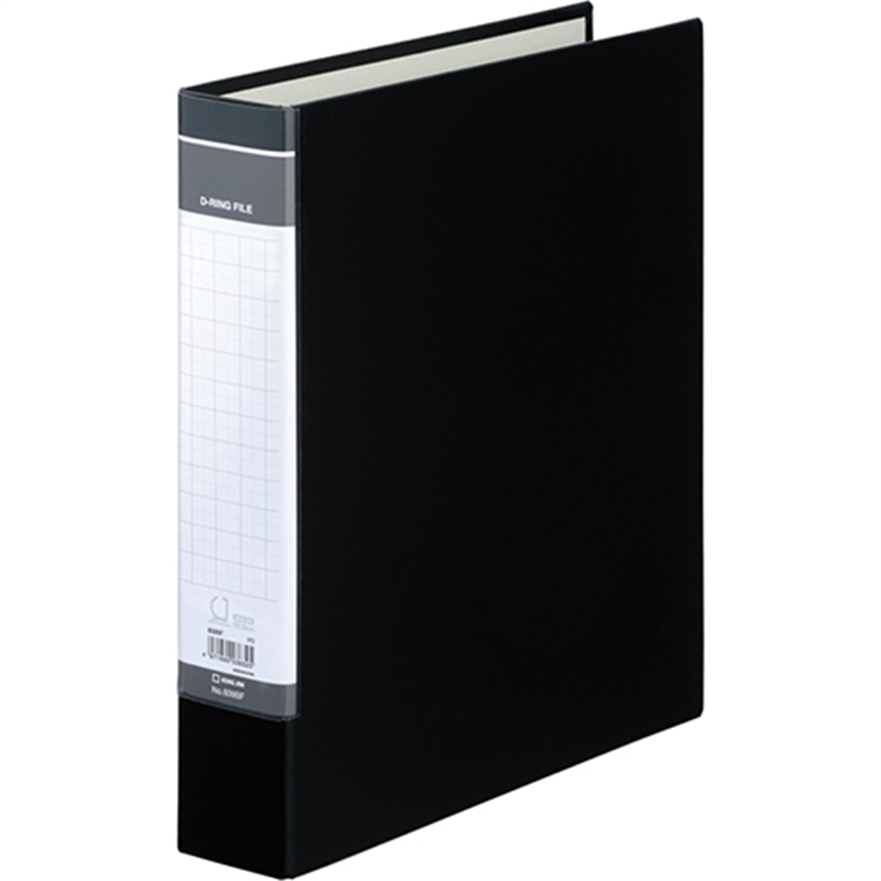 キングジム DリングファイルBF 黒 609BF-BK  1個（ご注文単位1個）【直送品】