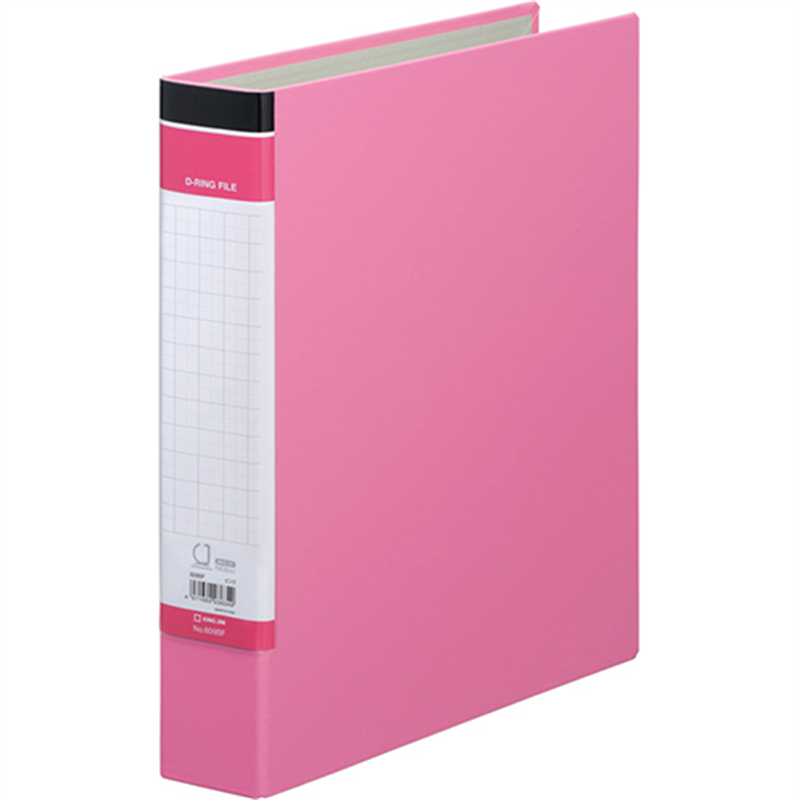 キングジム DリングファイルBF ピンク 609BF-P  1個（ご注文単位1個）【直送品】