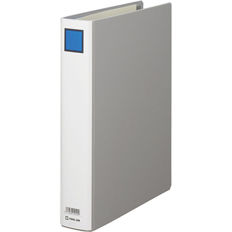 キングジム キングファイルG 974N A4S 40mm グレー  1個（ご注文単位1個）【直送品】