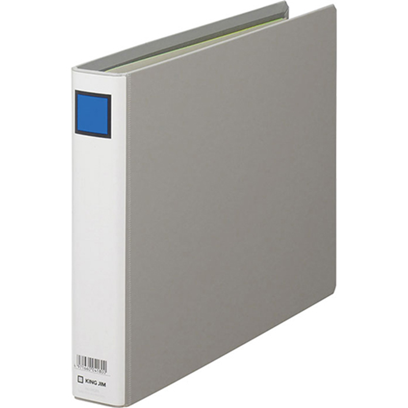 キングジム キングファイルG 983N A4E 30mm グレー  1個（ご注文単位1個）【直送品】