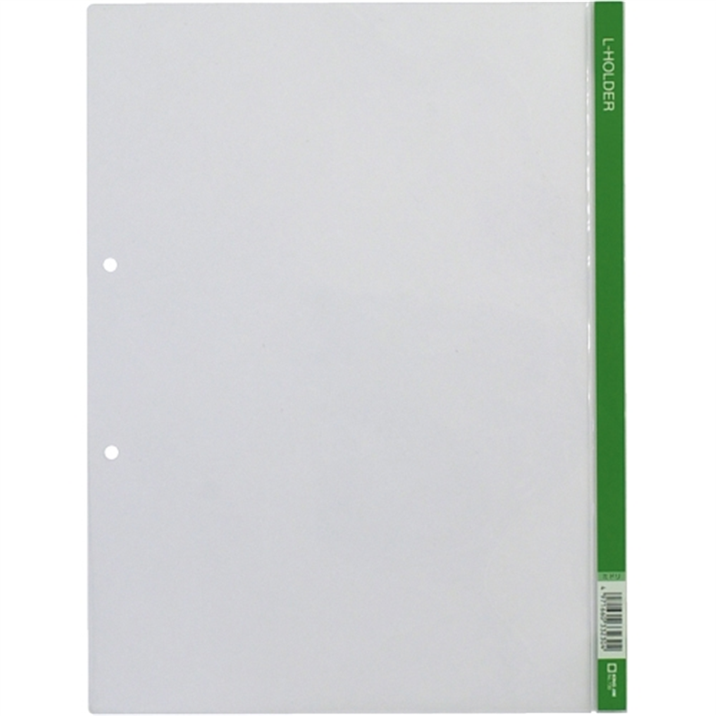 キングジム クリアーホルダー Lホルダー730 A4S 緑  1個（ご注文単位1個）【直送品】
