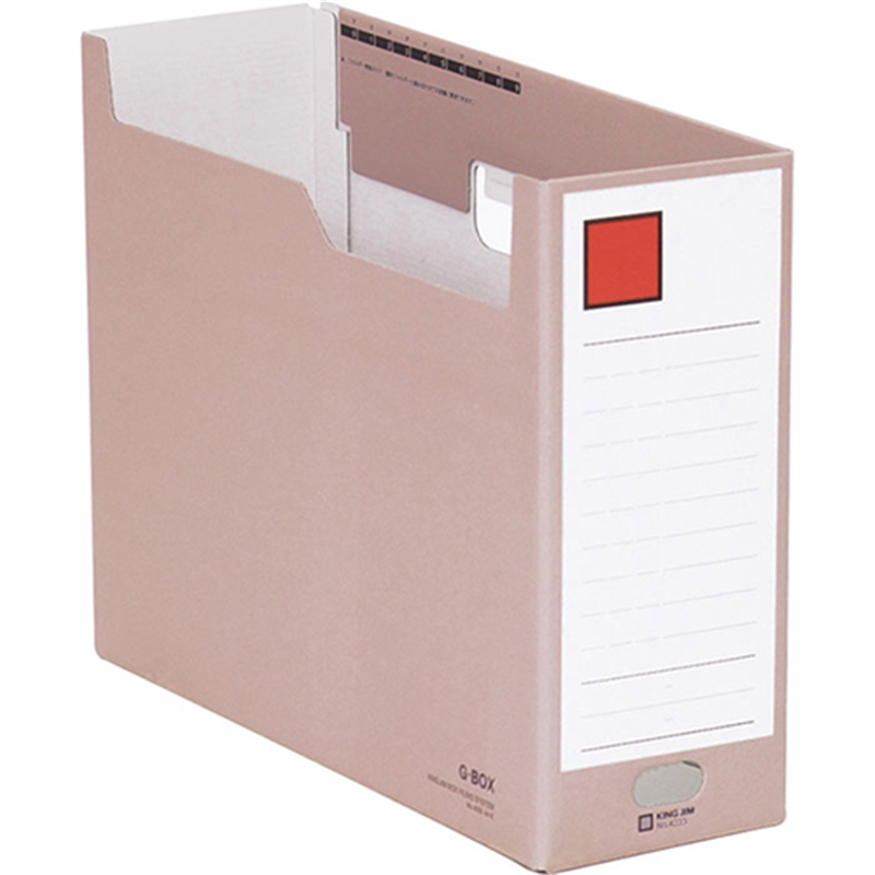 キングジム Gボックス 4033 A4E 赤  1個（ご注文単位1個）【直送品】