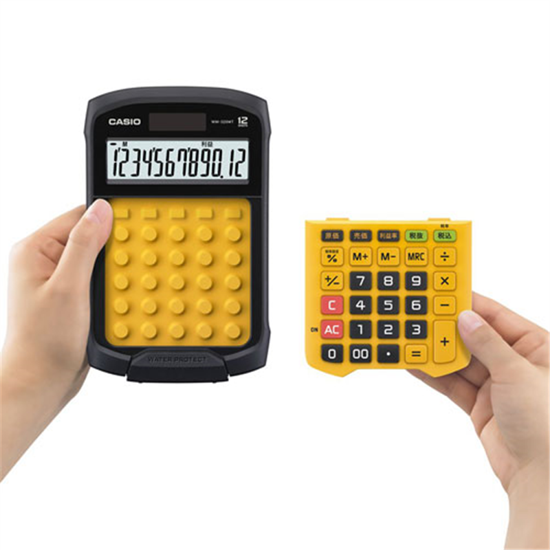 カシオ計算機 防水防塵電卓 WM-320MT-N  1個（ご注文単位1個）【直送品】