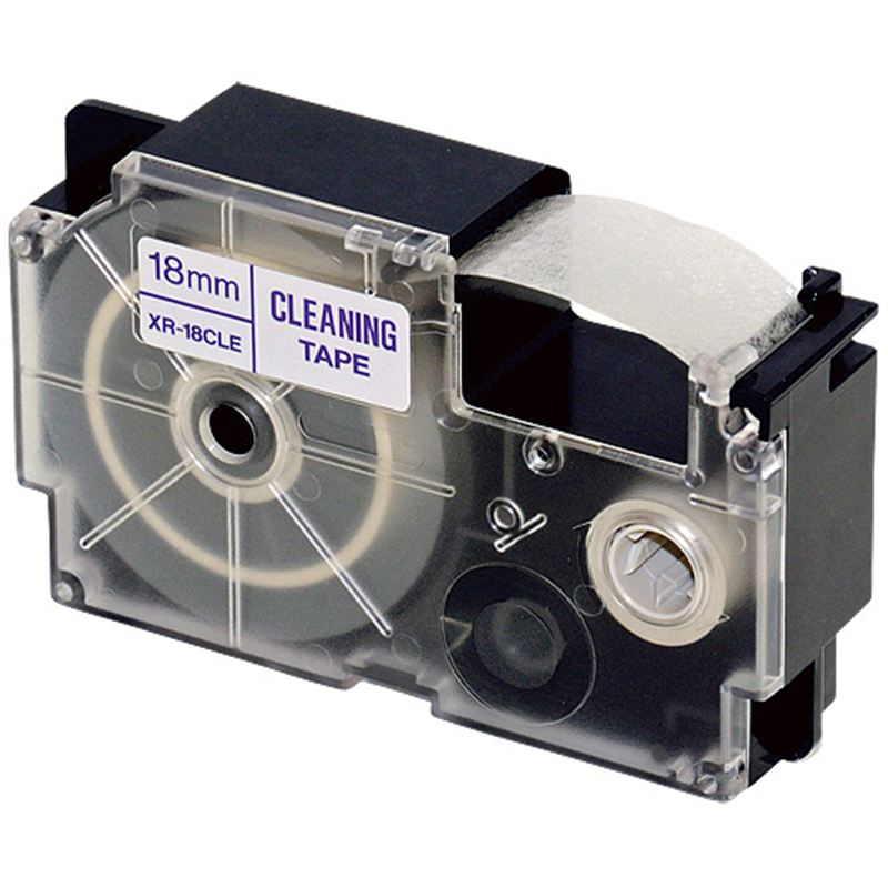カシオ計算機 クリーニングテープ XR-18CLE 18mm 1個(ご注文単位1個)【直送品】