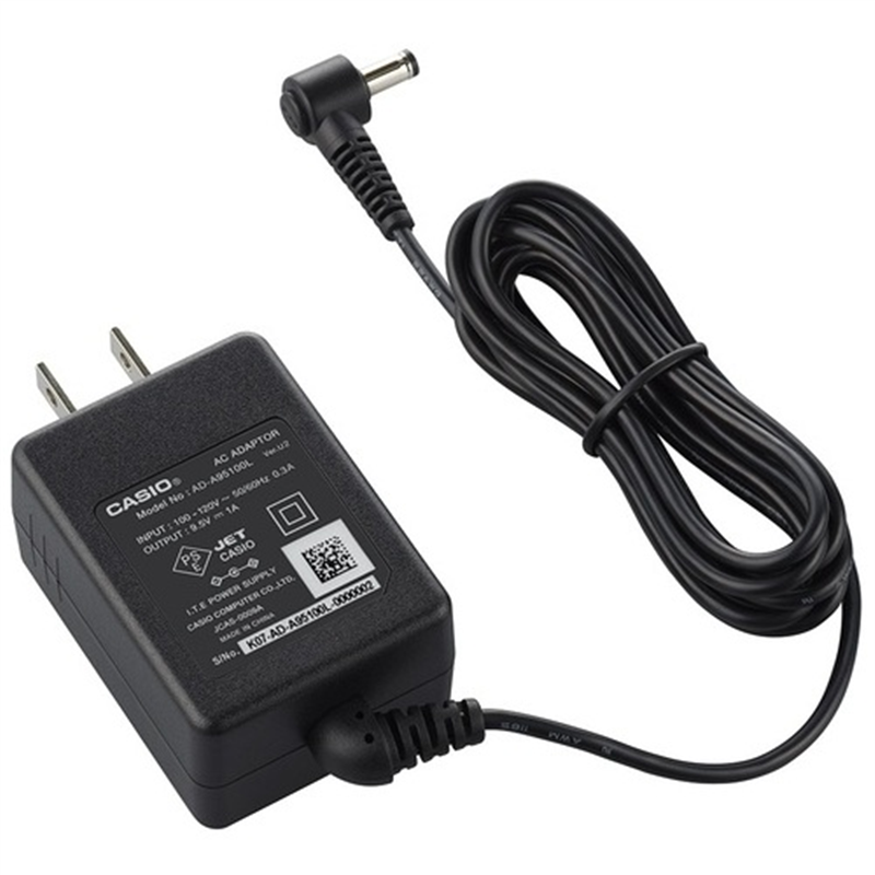 カシオ計算機 ネームランド用アダプター AD-A95100L  1個（ご注文単位1個）【直送品】