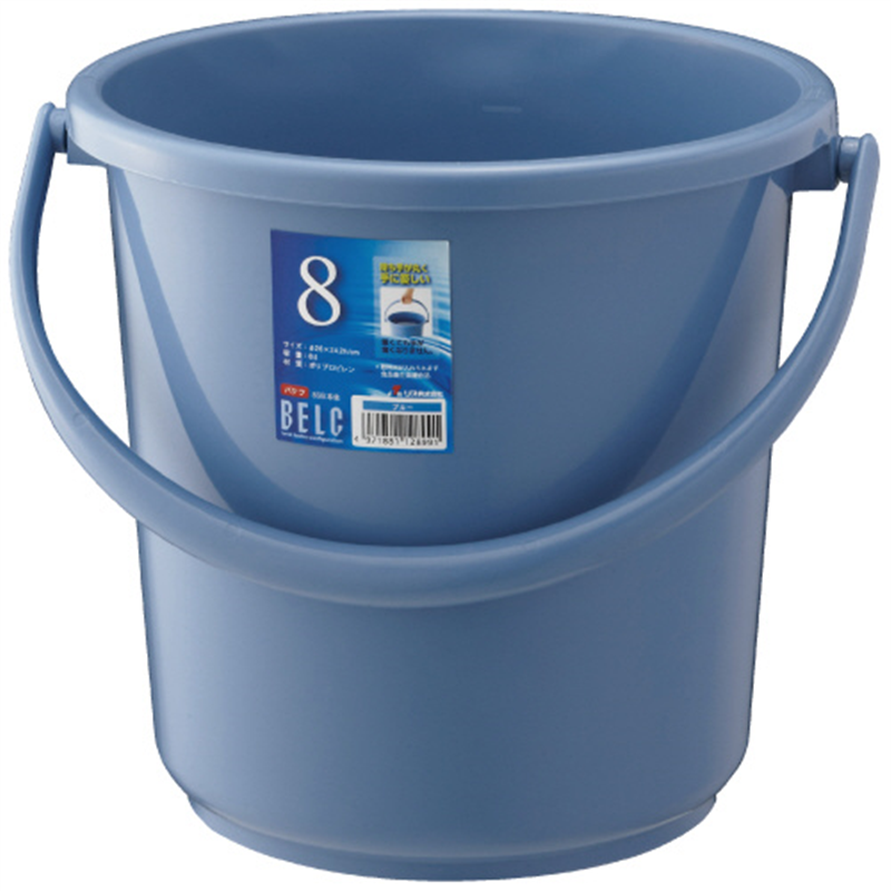 リス ベルクバケツ 8SB 本体 ブルー GBEC185  1個（ご注文単位1個）【直送品】