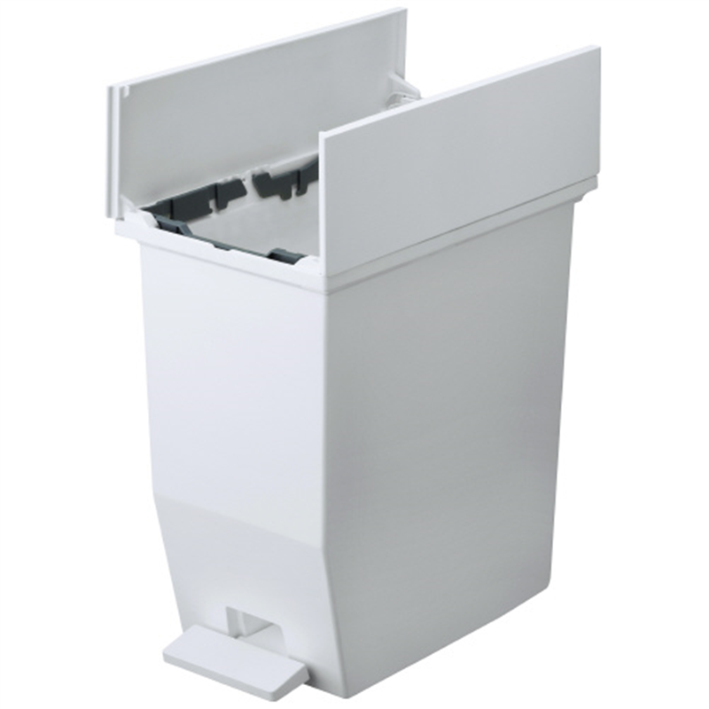 リス 棚下で使えるペダルダストボックス 20L GY 1個(ご注文単位1個)【直送品】