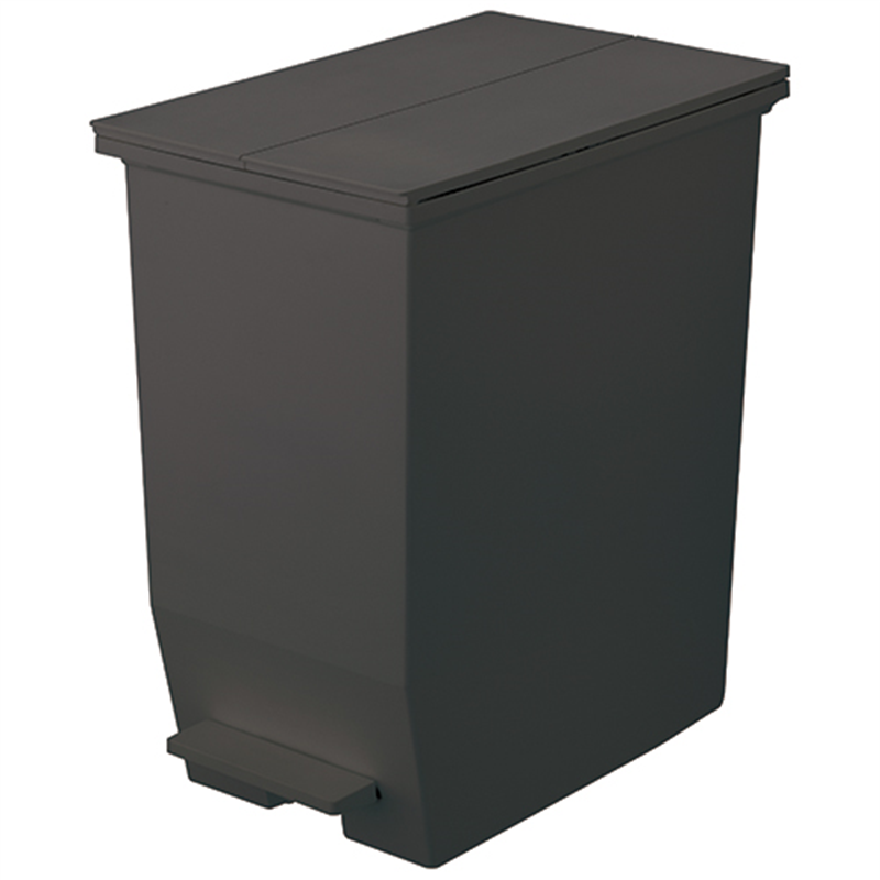 リス 棚下で使えるペダルダストボックス 45L DGY 1個（ご注文単位1個）【直送品】