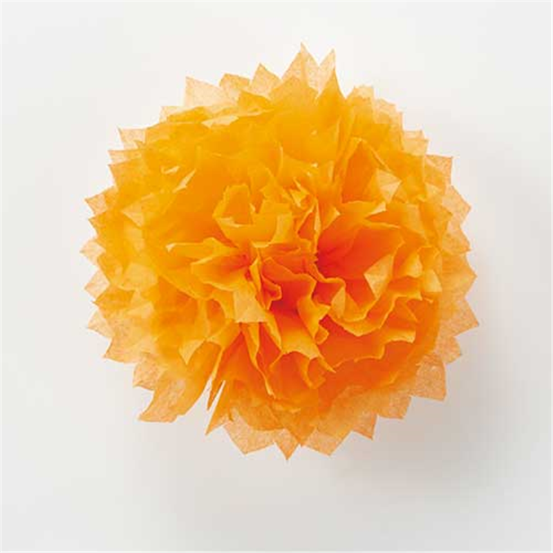 合鹿製紙 おはながみ 五色鶴 500枚 オレンジ  1個（ご注文単位1個）【直送品】