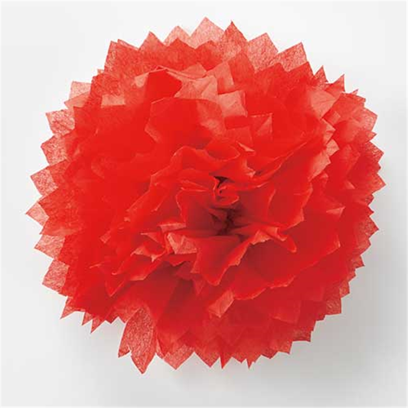 合鹿製紙 おはながみ 五色鶴 500枚 赤  1個（ご注文単位1個）【直送品】