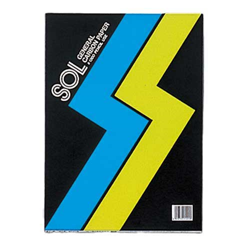 ゼネラル ゾルカーボン紙 #1300-R 片面筆記 赤 1個(ご注文単位1個)【直送品】