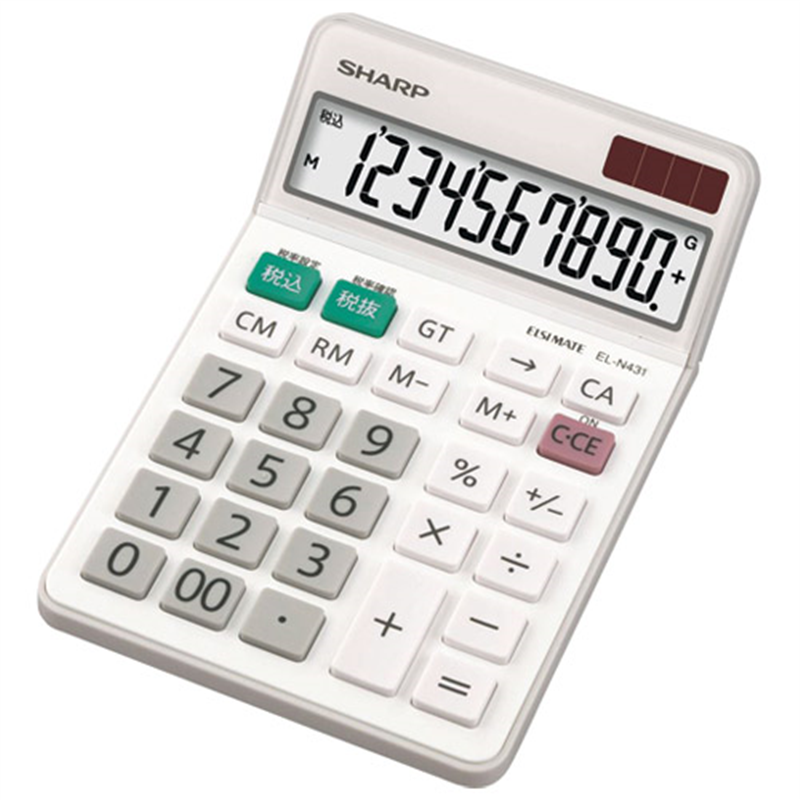 シャープ 電卓 10桁 EL-N431X  1個（ご注文単位1個）【直送品】