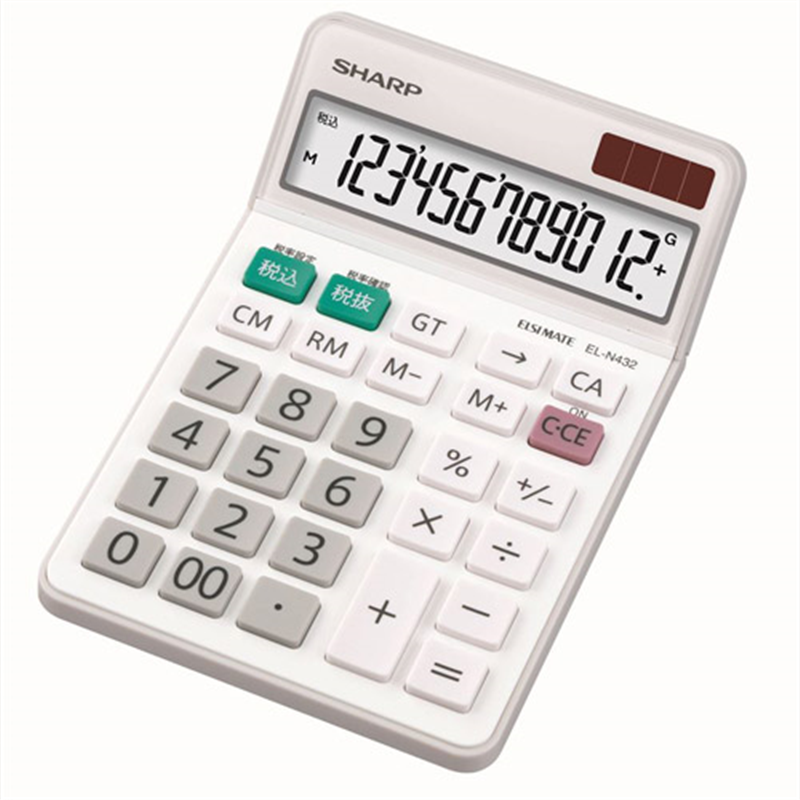 シャープ 電卓 12桁 EL-N432X 1個(ご注文単位1個)【直送品】