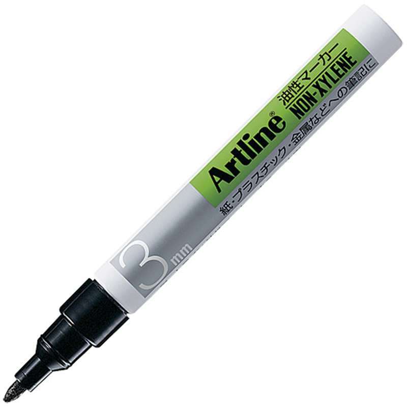 シヤチハタ アートラインマーカー K-70 丸芯3 黒  1個（ご注文単位1個）【直送品】