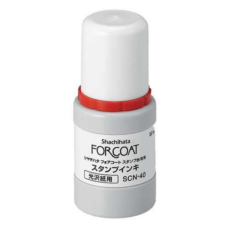 シヤチハタ フォアコートインキ SCN-40-R 赤 1個(ご注文単位1個)【直送品】