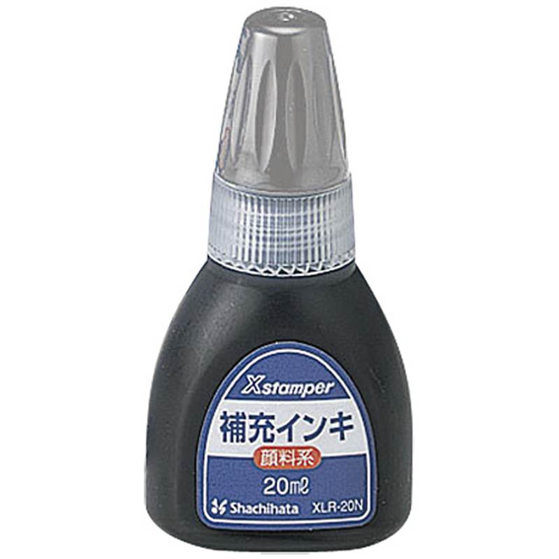 シヤチハタ 顔料系インキ20ml 薄墨 XLR-20N 1個(ご注文単位1個)【直送品】