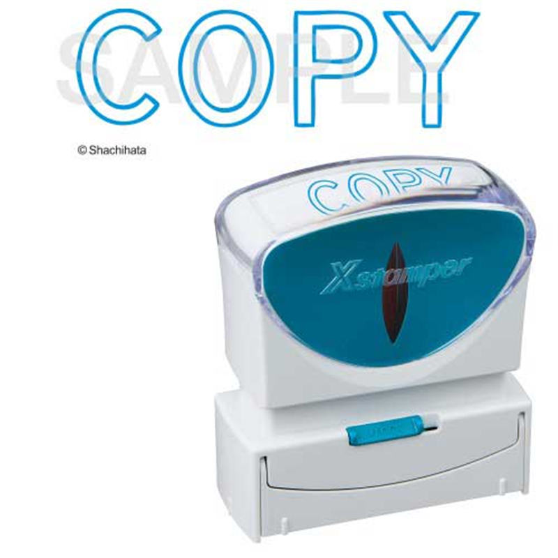 シヤチハタ X2キャップレスB型 藍COPY X2-B-10063  1個（ご注文単位1個）【直送品】