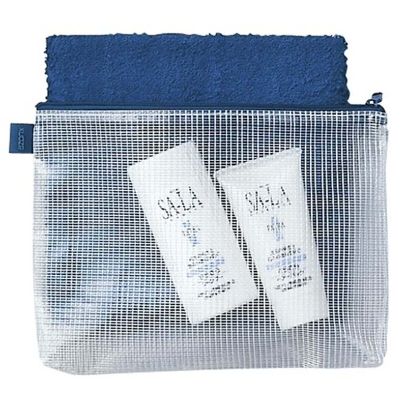 セキセイ メッシュケース AZ-50E B6 ブルー 1個(ご注文単位1個)【直送品】