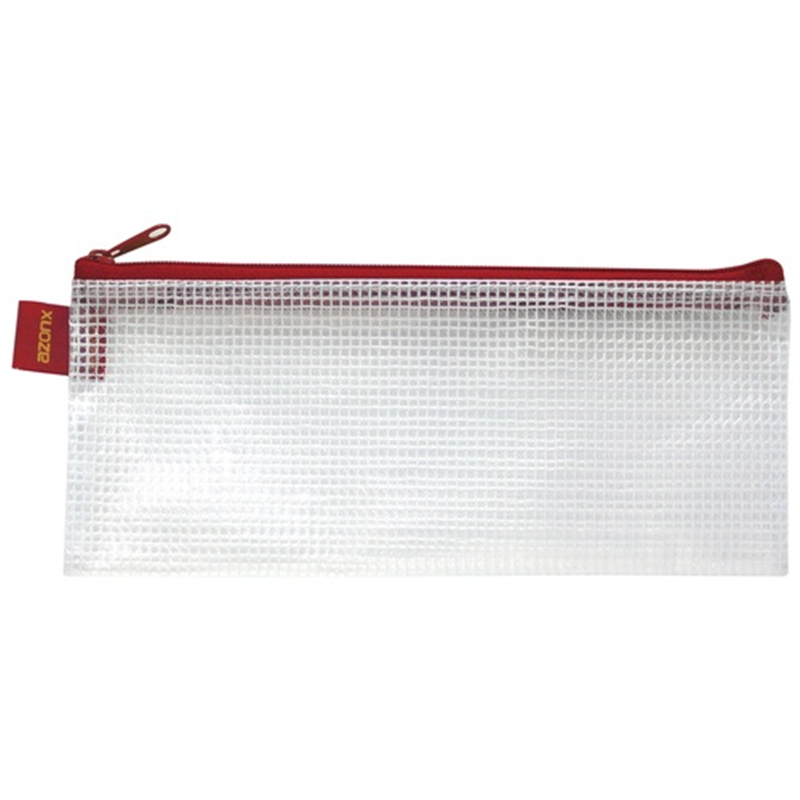 セキセイ メッシュケース AZ-136E PEN レッド  1個（ご注文単位1個）【直送品】