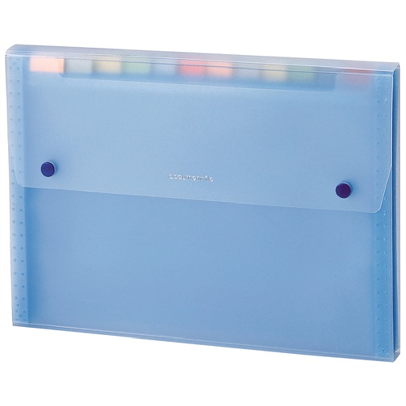 セキセイ ドキュメントファイル SSS-1212 A4S 青  1個（ご注文単位1個）【直送品】